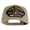 Khaki, variant on US Navy WWII Veteran Patched Solid Cotton Twill 5 panel Mesh Back Cap - Navy OSFM