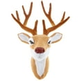 thumbnail image 2 of Realistic Stuffed Deer Head Model Toy, Animal Wall Hanging Decor, Home, 2 of 8