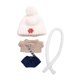 thumbnail image 4 of Ropa para muñecas de 15 cm y 17 cm, traje con bufanda a rayas, ropa decorativa de moda, bonito traje para muñecas, accesorio para muñecas de 15 cm y con sombrero, 4 of 9