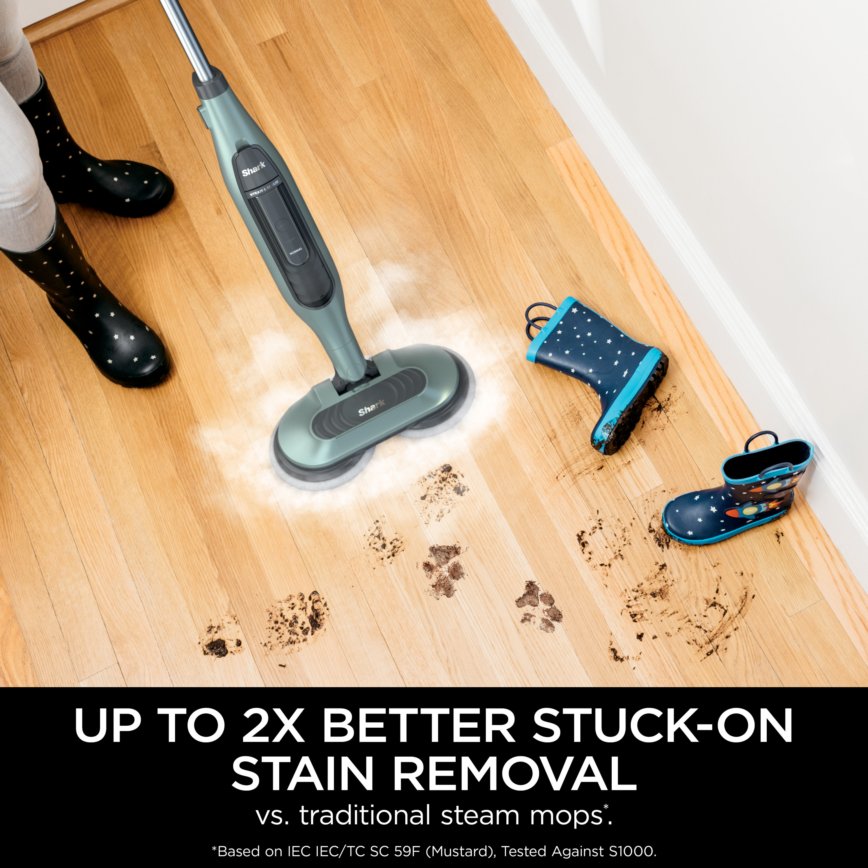 Shark® Steam & Scrub All-in-One Scrubbing and Sanitizing Hard Floor Steam Mop S7000 - image 4 of 14