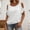 White, variant on jjayotai Women Cold Shoulder Tops Summer Short Sleeve Shirt Scoop Neck Tee Casual Loose Fitted Solid Color Tunic Top