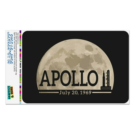 NASA Apollo 11 Moon with Saturn V Rocket and Launchpad Home Business Office Sign
