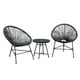 thumbnail image 1 of Bistro Set Acapulco Mainstays Negro 3 Piezas, 1 of 3