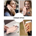 thumbnail image 6 of iPhone 11 Case, iPhone 11 Phone Case Love Heart Cute Case with Wristband Kickstand Holder Soft TPU Plating Bumper Protective Slim Shockproof iPhone 11 Phone Case Cover for Girls Women, Pink, 6 of 16