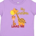 thumbnail image 4 of Inktastic My Grandma Loves Me Giraffe Boys or Girls Toddler T-Shirt, 4 of 5