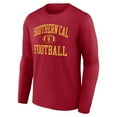 thumbnail image 2 of Men's Cardinal USC Trojans Neutral Zone Team Long Sleeve T-Shirt, 2 of 3