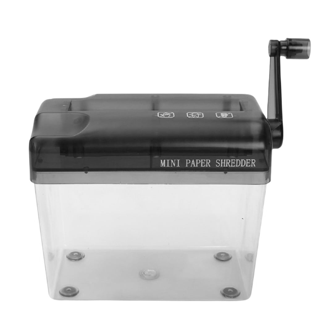 Mini Shredder for A4-A6 Paper Cutting Hand Operated Home Office School Machine 