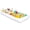 Pack of 1, variant on Novelty Place Inflatable Ice Serving Bar with Drain Plug - Salad Food & Drinks Tray for Party Picnic & Camping