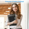 thumbnail image 6 of Clear Case for iPad (A16) 11th Generation 11 Inch (2025),iPad 10th Generation 10.9 Inch (2022),Stand Cover with Hard Translucent Back, Support Touch lD, Auto Wake/Sleep&Stylus Holder-Black, 6 of 14