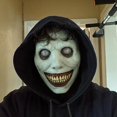 thumbnail image 1 of Máscara de terror de Halloween Cosplay Máscara de demonio con cara sonriente aterradora y espeluznante, 1 of 4