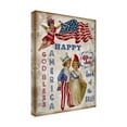 thumbnail image 4 of Retro Patriotic 3' Canvas Art by Jean Plout, 4 of 4