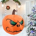 thumbnail image 1 of Luces LED De Ojos Verdes De Calabaza Inflables De Halloween, 1,2 M De Altura, Para Fiestas Navideñas En Casa Al Aire Libre En Interiores, 1 of 7