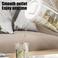 thumbnail image 4 of Cold Brew Pitcher Plastic Drink Jug with Push Lid for Iced Coffee Tea Juice 22.7 cm x 18.5 cm Large Capacity Beverage Container, 4 of 8