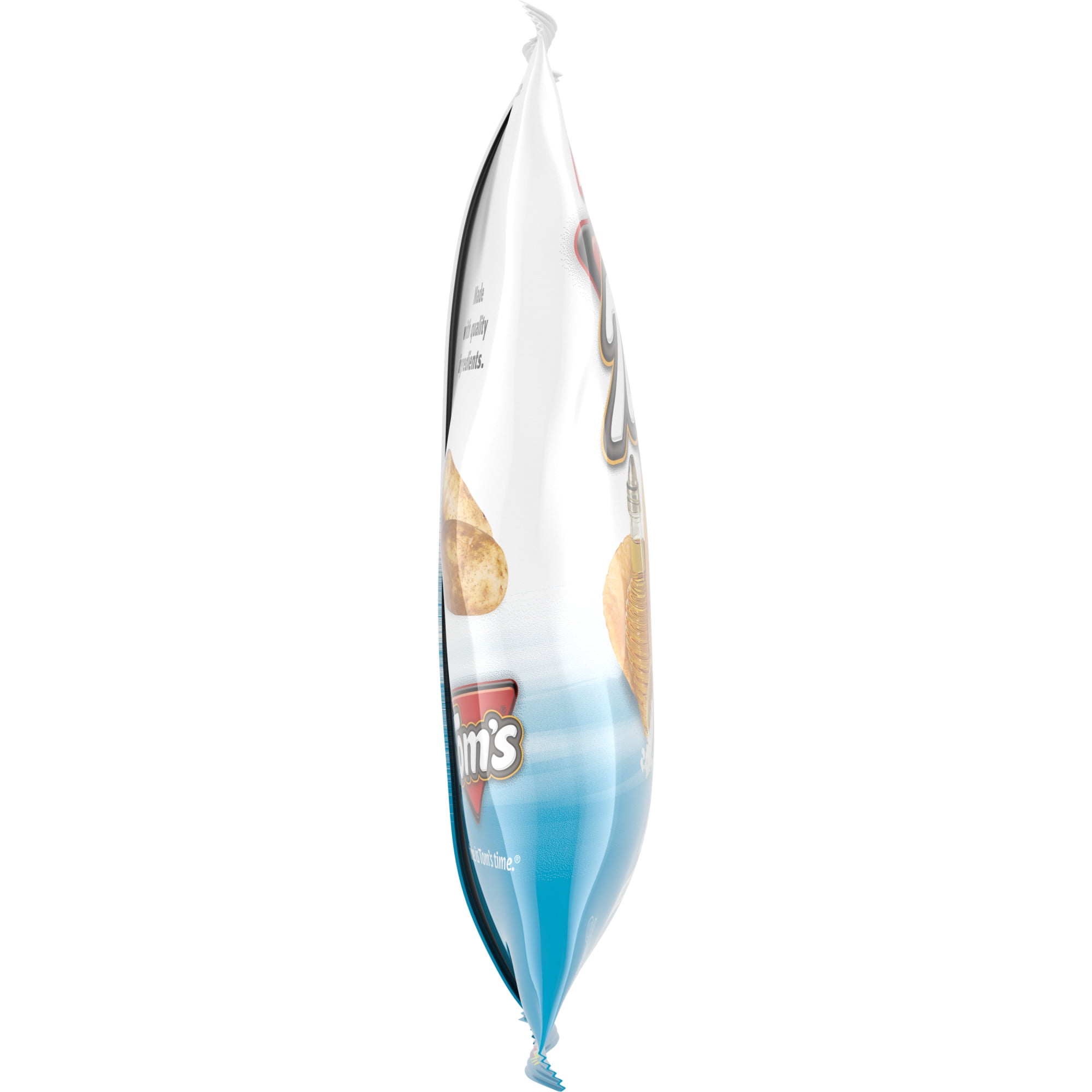 Tom's Potato Chips, Vinegar and Salt, 2.5 oz Snack Bag