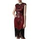 thumbnail image 1 of Vestido vintage con lentejuelas y borlas para mujer de los años 20 - Disfraz gótico de fiesta para tallas grandes - Ropa sexy y casual para salir por la noche, 1 of 4