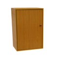 thumbnail image 1 of Ore Furniture JW-192 Étagère à Livres Réglable à 2 Niveaux avec Porte, 1 of 1