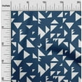 thumbnail image 1 of oneOone Georgette Viscose Fabric Triangle Geometric Print Fabric BTY 42 Inch Wide, 1 of 4