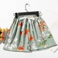 thumbnail image 2 of Tnhcen Women's Pajama Shorts Casual Print Elastic Waist Free Size Home Wear Polyester Lounge Shorts Lightweight Breathable 5-Inch Inseam Sleepwear – Women's Night & Lounging Pants, 2 of 5