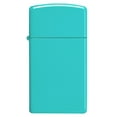 thumbnail image 3 of Zippo Slim Flat Turquoise Pocket Lighter, 3 of 7