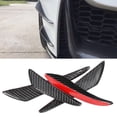 thumbnail image 4 of 4 unids/set Universal de fibra de carbono parachoques Canards alerón de labios apto para Honda, 4 of 9