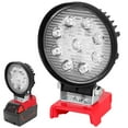thumbnail image 3 of LED Work Light 2700LM 18V 27W LED Flood Light with USB Port IP55 Waterproof Job Site Light Wireless Portable Flashlight Outside, 3 of 9