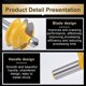 thumbnail image 4 of Classic Cove Edge and Trim Router Bit with 1/2-inch Shank (1/2" Shank Width), 4 of 5