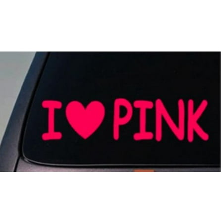 I LOVE PINK GIRLIE BEACH BIKINI SUN TANNING funny college laptop car window