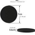 thumbnail image 2 of Almohadilla para taza de coche,4 Uds. Portavasos antideslizante Universal para coche incrustado en adornos de silicona,alfombrilla para accesorios interiores de coche, 2 of 5