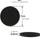 thumbnail image 3 of Oferta por tiempo limitado!Almohadilla para taza de coche, 4 Uds. Portavasos antideslizante Universal para coche incrustado en adornos de silicona, alfombrilla para accesorios interiores de coche, 3 of 6