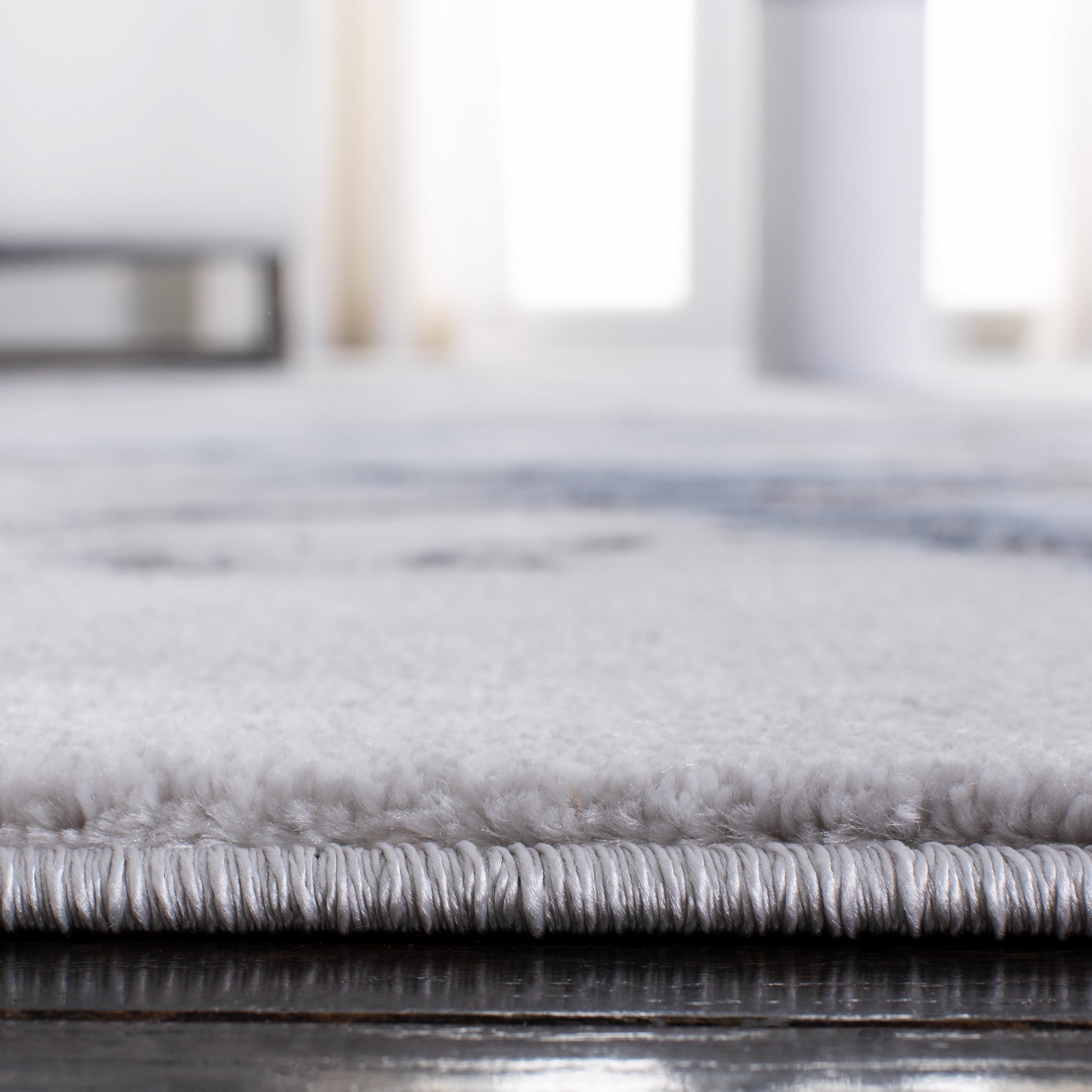 SAFAVIEH Craft Paul Abstract Area Rug, Grey/Blue, 9' x 12'