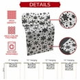 thumbnail image 6 of Burlap Table Runner 72 Inches Long,Snowy Snowflakes Christmas Season Non-Slip Kitchen Table Runners for Dining Room Everyday Use Party Table Decorations Black White, 6 of 9