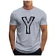 thumbnail image 2 of Tops para hombre, blusas y camisas de cuello redondo y manga corta para hombre, camisetas deportivas informales con estampados a la moda para hombre, blusas de cuello redondo y manga corta, blusas de, 2 of 5