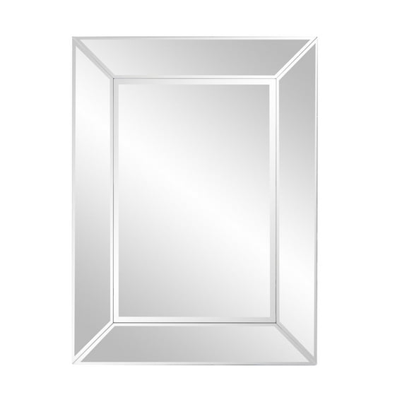 Tyler Dillon Camden Rectangular Wall and Accent Mirror - Mirrored - 24" H x 18" W x 1" D