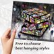 thumbnail image 3 of Rectangle Coated Paper Wall Decorations Cube 280x350mm, 3 of 7