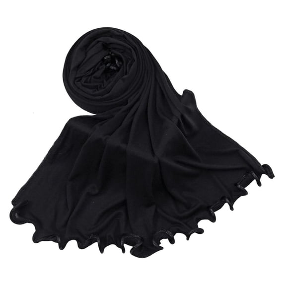 Giaone Soft Cotton Hijab Scarf for Women Elegant Scarves Head Wrap Fashion Long Shawl