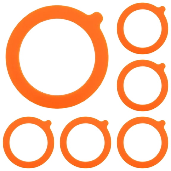 10PC Silicone Jar Gaskets Replacement Silicone Seals Airtight Silicone Gasket Sealing Rings For Regular Mouth Canning Jar