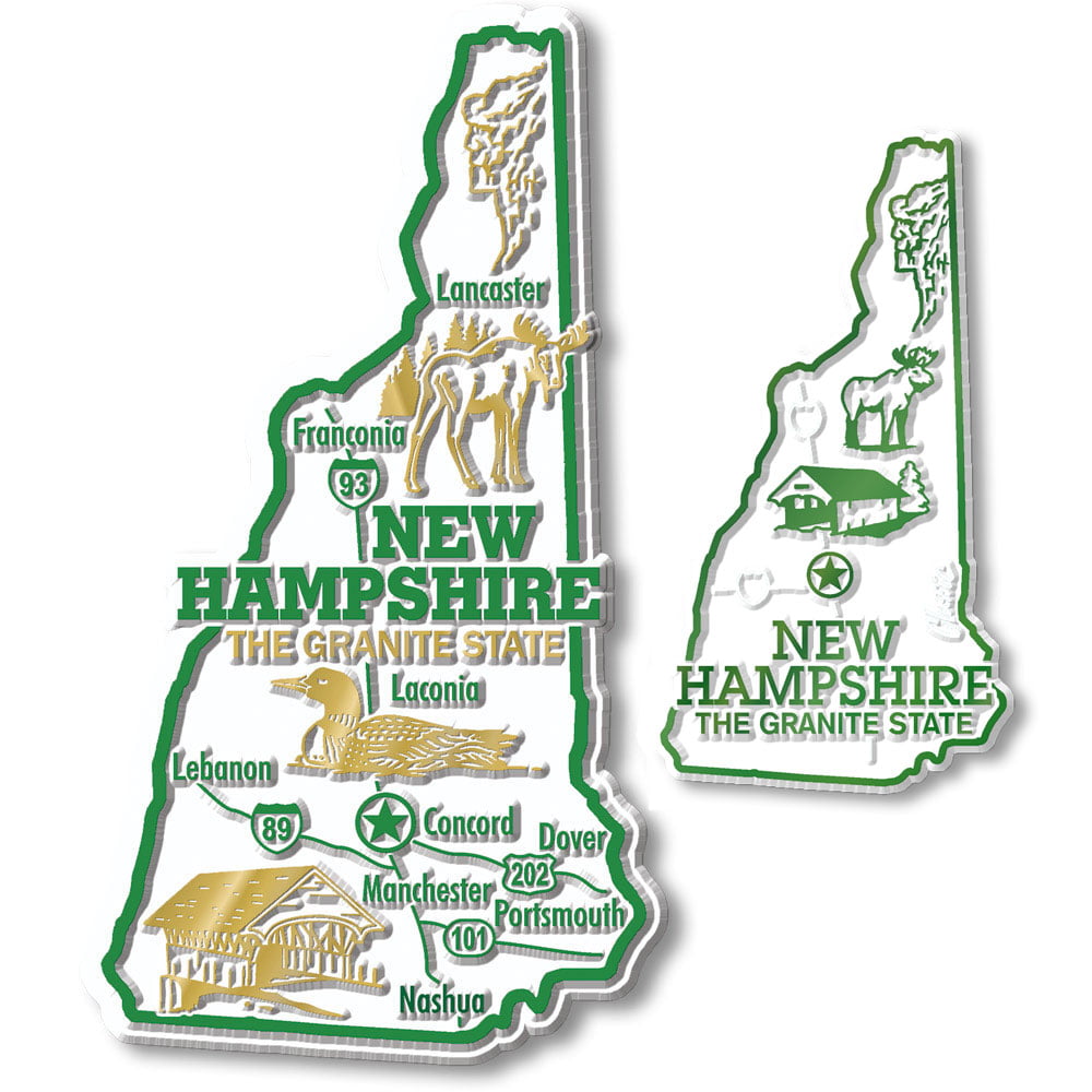 New Hampshire Concord United States Fridge Magnet 