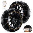 thumbnail image 1 of Dedc Cadenas De Nieve Para Cadenas De Neumáticos Suv Compatibles Con Coches Tesla Modelo Y 1 Minuto De Ajuste Rápido Fácil Motosierra Reutilizable Universal Cadena De Tracción De Emergencia Ancho De N, 1 of 9
