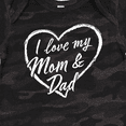 thumbnail image 4 of Inktastic I Love My Mom and Dad in White Chalk Heart Boys or Girls Baby Bodysuit, 4 of 5