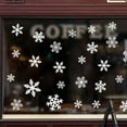 thumbnail image 6 of ERTZAE 135Pc Christmas Window Clings Snowflakes Window Decals Static Window Stickers For Christmas Decorations Windows Decor Ornaments Xmas Party Supplies Thanksgiving Party Decor, 6 of 7