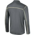 thumbnail image 3 of Men's Colosseum Black Florida State Seminoles Cameron Quarter-Zip Windshirt, 3 of 3