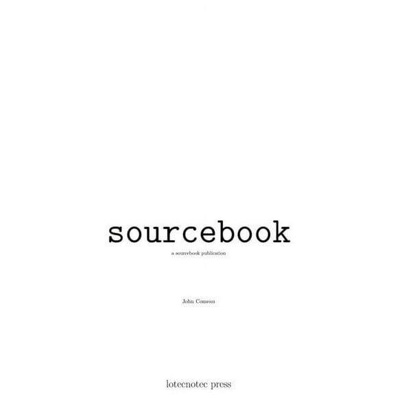 sourcebook, (Paperback)