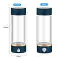 thumbnail image 1 of Homgeek420ml Portable Hydrogen-Rich Water Generator Bottle Rechargeable Hydrogen Water Bottle Glass Cup, 1 of 6