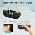 thumbnail image 5 of Hearing Aids Hearing Amplifiers For Seniors Rechargeable With Noise Cancelling-Hearing Aid Loss Amplifier Seniors Adults Charging Case Volume Control,Sliver, 5 of 7