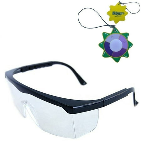 HQRP Clear Tint UV Protective Safety Goggles / Glasses for Yard work, Gardening, Lawn mowing, Weed whacking, Hedge trimming + HQRP UV