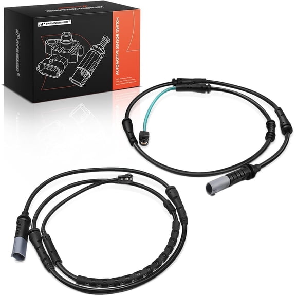 A-Premium Disc Brake Pad Wear Sensors Compatible with BMW 528i 535d 535i 550i 650i xDrive Gran Coupe Front and Rear Driver and Passenger Side 2-PC Set Fits select: 2011 BMW 535 XIGT