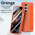 thumbnail image 6 of ELEHOLD for Samsung Galaxy Z Fold 7 2025 Case with Built-in Screen Protector, Full Body Anti-Scratch Shockproof Cover with Non-Slip Wristband Slim Lightweight Case for Galaxy Z Fold 7, Orange, 6 of 8