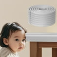 thumbnail image 2 of Baby Proofing Edge Corner Protector - 79" Extra-Wide Soft NBR Rubber Foam Padding with Adhesive Backing, Thickened Safety Bumper Guards for Furniture, Tables, Fireplace & Sharp Edges, 2 of 4