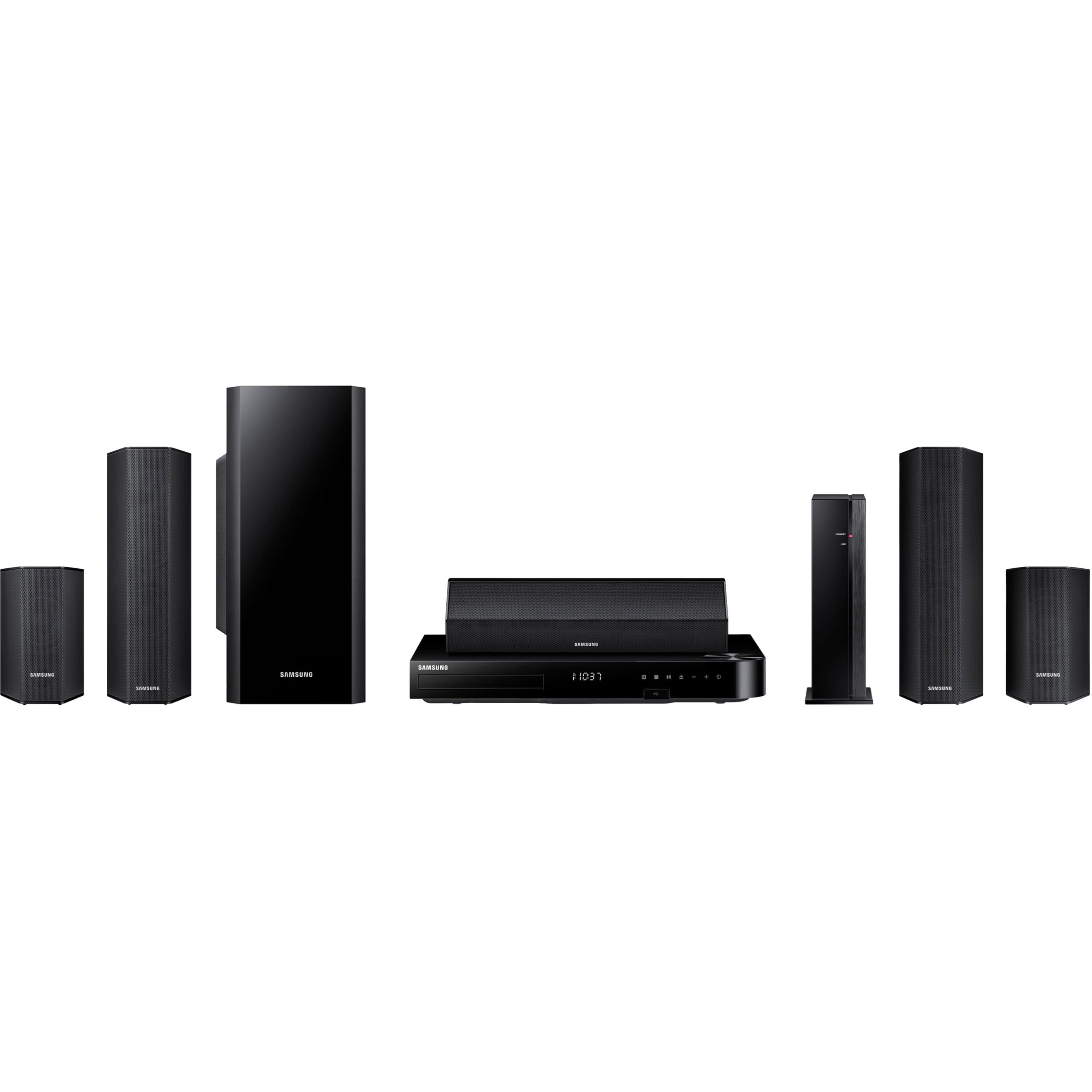 Berucht erven Karu Samsung HT-H6500WM 5.1 Home Theater System, 1000 W RMS, Blu-ray Disc  Player, Black - Walmart.com