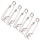 thumbnail image 5 of Fácil, rápido, Señuelo Snap 5pcs Clips de Línea Larga Conectores de Pesca en el Mar Giratorios A Presióni Hebilla para Colgar Con ojo Cerrado Herramienta de Pasador Rápido,, 5 of 7